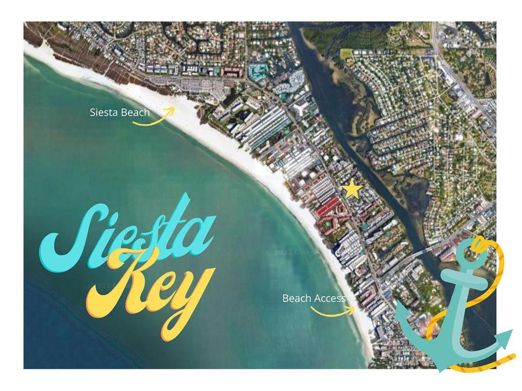 Siesta Key Escape Ground Floor Steps To Heated Pool And Free Trolley Apartment Ngoại thất bức ảnh